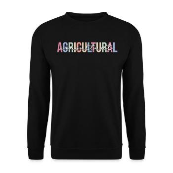 Agriculture - Unisex Sweatshirt - black - Front - Alina (178cm) & Michal (187cm)
