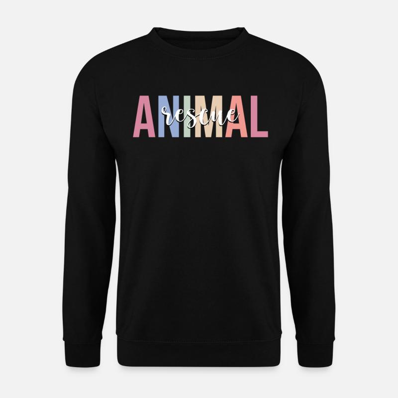 annehmen. - Unisex Pullover - Schwarz