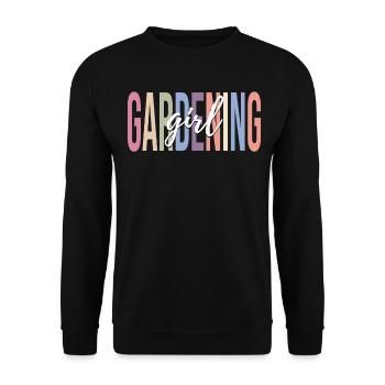 Jardin du jardinier - Sweat-shirt Unisexe - noir - Devant - Alina (178cm) & Michal (187cm)