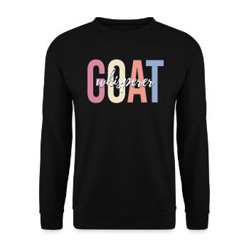 Drôle d’amoureux des chèvres Agriculture agricole - Sweat-shirt Unisexe - noir - Devant - Alina (178cm) & Michal (187cm)