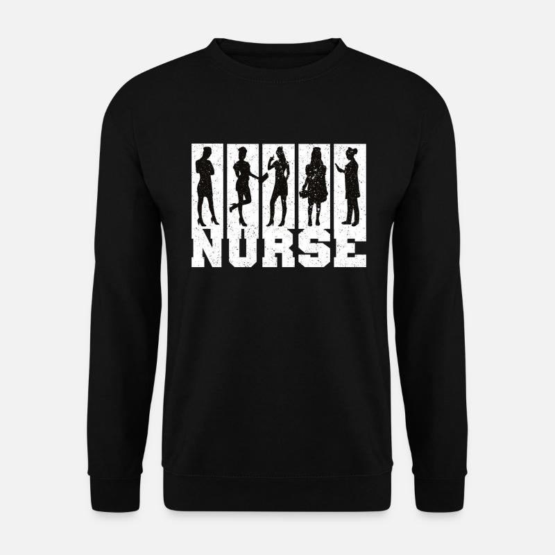 Infirmière Infirmière Dire Déclaration Profession - Sweat-shirt Unisexe - noir