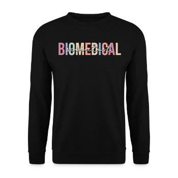 Wissenschaft - Unisex Pullover - Schwarz - Vorne - Alina (178cm) & Michal (187cm)