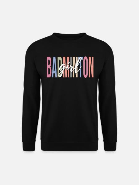 Badminton player - Unisex Sweatshirt - black