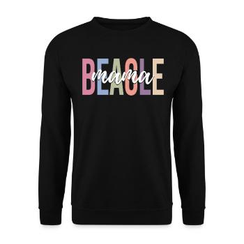 Beagle Dog Beagle Mom Beagle Lover Beagle Fr - Unisex Sweatshirt - black - Front - Alina (178cm) & Michal (187cm)
