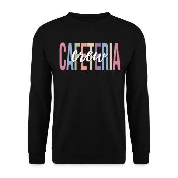 Canteen employees - Unisex Sweatshirt - black - Front - Alina (178cm) & Michal (187cm)
