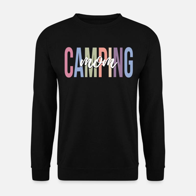 Camping Mom Rv Camper Frauen Camping - Unisex Pullover - Schwarz
