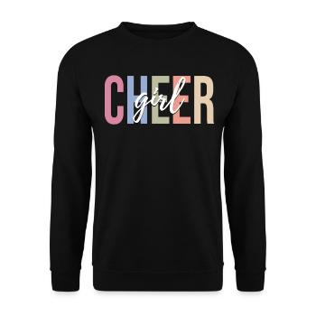 Pom-pom girl féminine pom-pom girl - Sweat-shirt Unisexe - noir - Devant - Alina (178cm) & Michal (187cm)