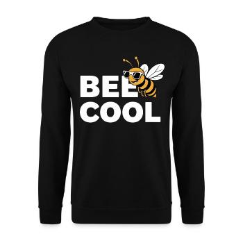 Abeilles : Drôle de dicton pour les apiculteurs, apiculteurs - Sweat-shirt Unisexe - noir - Devant - Alina (178cm) & Michal (187cm)