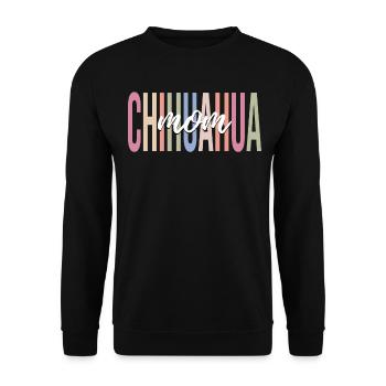 Chihuahua Chien Chihuahua Propriétaire - Sweat-shirt Unisexe - noir - Devant - Alina (178cm) & Michal (187cm)