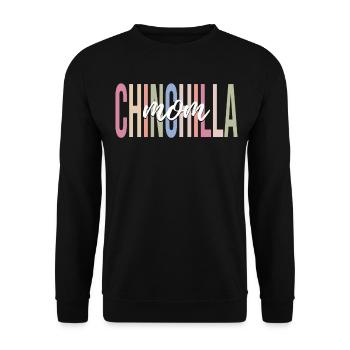 Weibliche Chinchilla-Liebhaberin - Unisex Pullover - Schwarz - Vorne - Alina (178cm) & Michal (187cm)