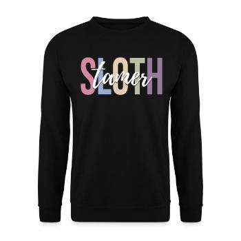 Amoureux du cirque Cirque paresseux Cirque drôle - Sweat-shirt Unisexe - noir - Devant - Alina (178cm) & Michal (187cm)