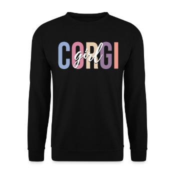 Dog lover - Unisex Sweatshirt - black - Front - Alina (178cm) & Michal (187cm)