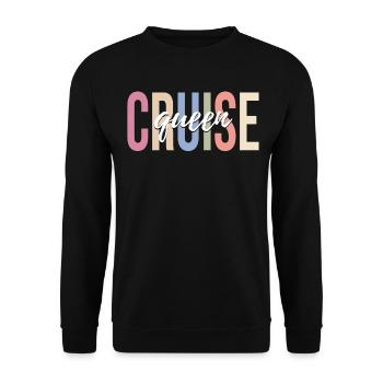 Cruise Holiday Cruise Cruise Ship - Unisex Sweatshirt - black - Front - Alina (178cm) & Michal (187cm)