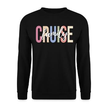 Croisière Vacances Croisière Bateau de croisière - Sweat-shirt Unisexe - noir - Devant - Alina (178cm) & Michal (187cm)