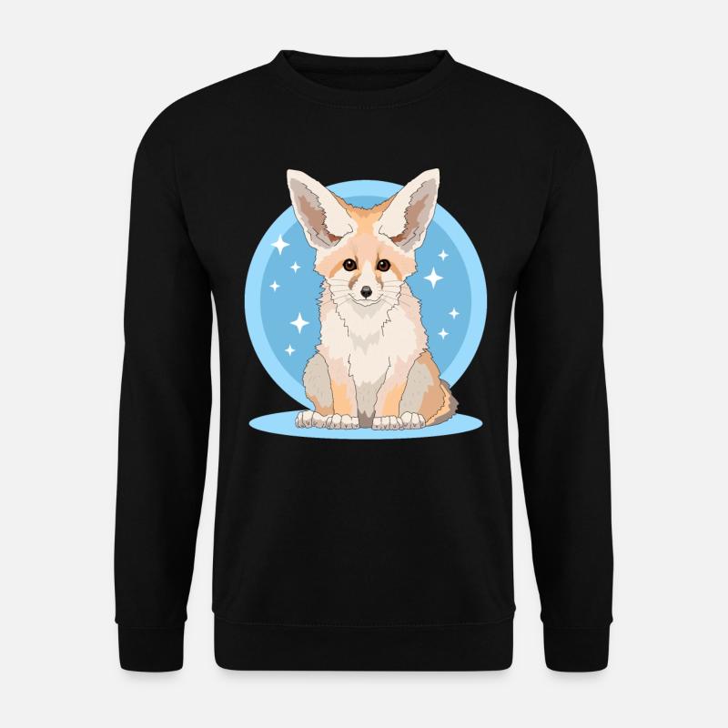 Fennec Renard du désert Cadeaux - Sweat-shirt Unisexe - noir