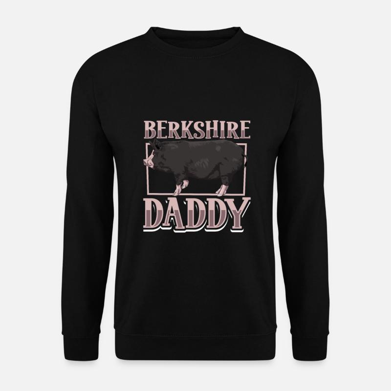 Berkshire Pig Dad - Sweat-shirt Unisexe - noir