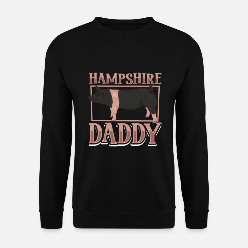Hampshire Pig Dad - Unisex Sweatshirt - black