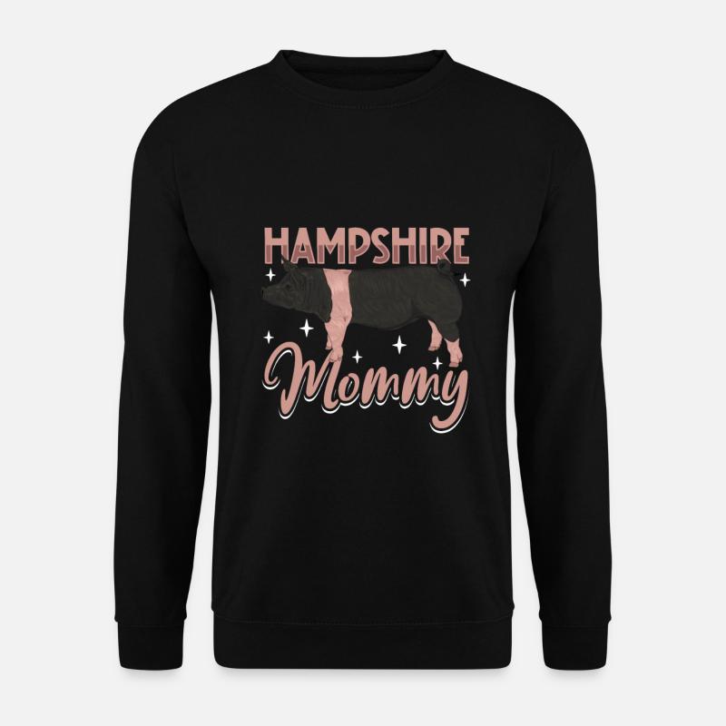 Hampshire Pig Mom - Unisex Sweatshirt - black
