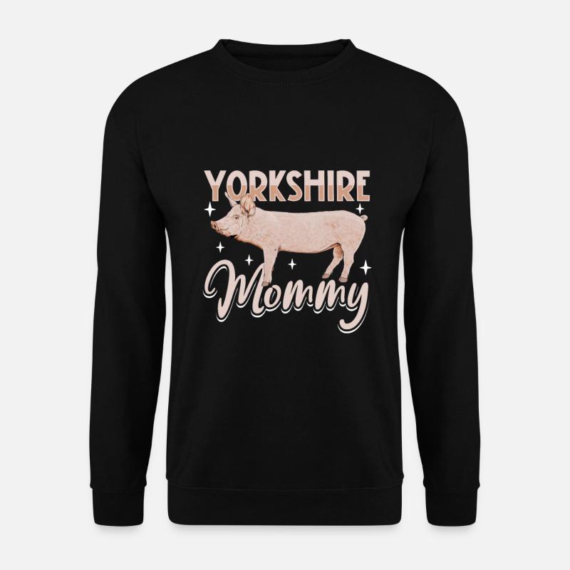 Yorkshire Schwein Mama - Unisex Pullover - Schwarz