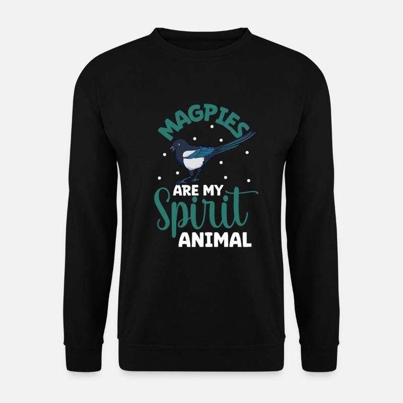 Favourite animal - Magpie - Unisex Sweatshirt - black