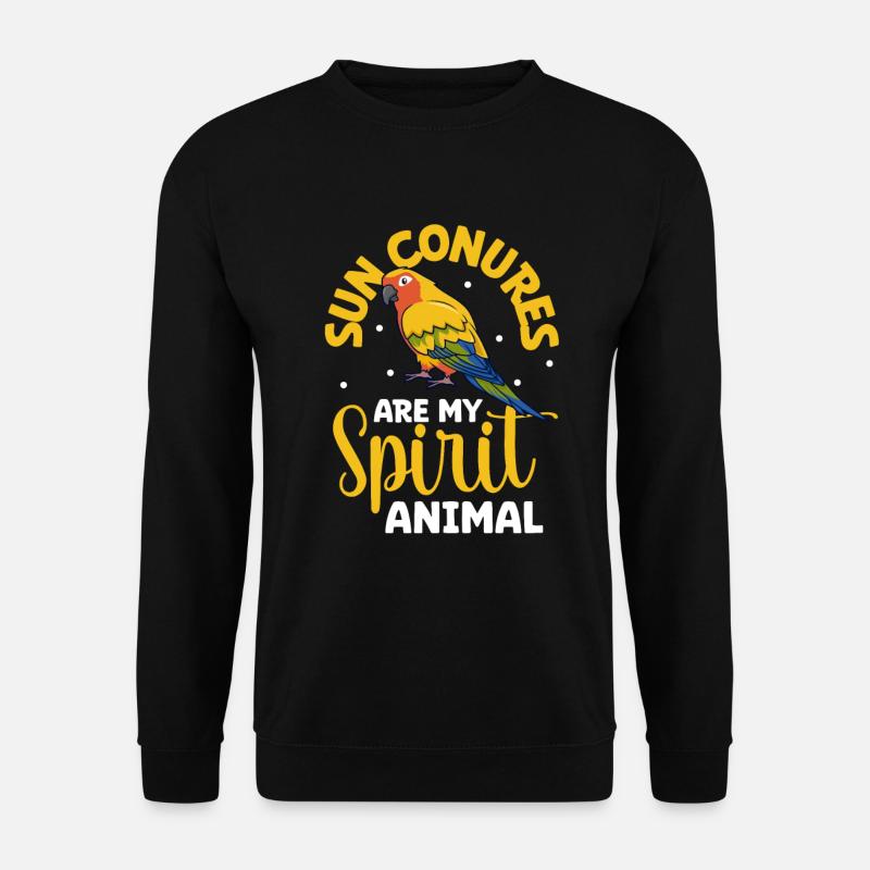 Lieblingstier - Sonnensittich - Unisex Pullover - Schwarz