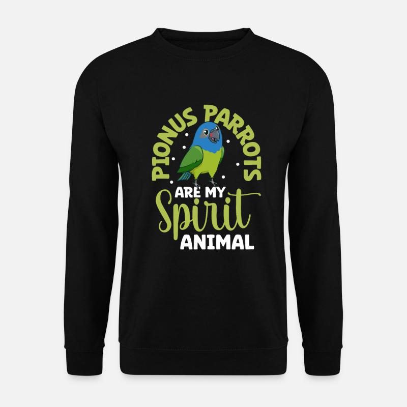 Favourite animal - Red-rumped parrot - Unisex Sweatshirt - black