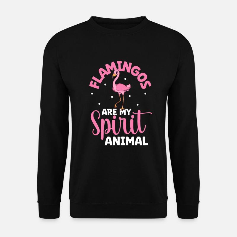 Lieblingstier - Flamingo - Unisex Pullover - Schwarz