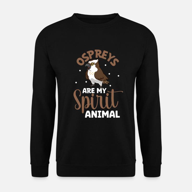 Lieblingstier - Fischadler - Unisex Pullover - Schwarz