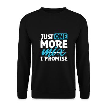 Nur noch ein Mix - Sound Engineer - Unisex Pullover - Schwarz - Vorne - Alina (178cm) & Michal (187cm)