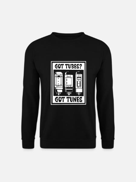 Hast du Röhren - Vakuumröhren - Unisex Pullover - Schwarz