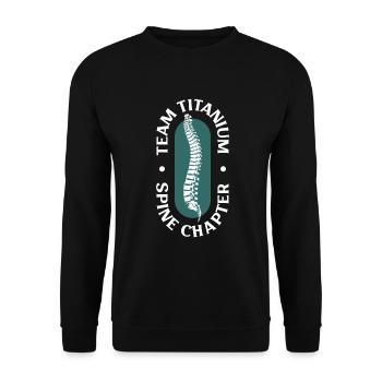 Team Titan - Back Surgery - Unisex Sweatshirt - black - Front - Alina (178cm) & Michal (187cm)