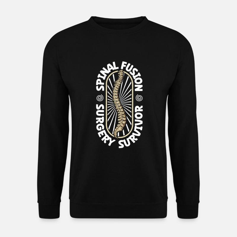 Back Surgery Survivor - Unisex Sweatshirt - black