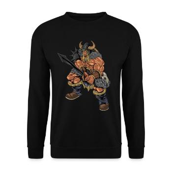 Dieu de la mythologie celtique - Arawn - Sweat-shirt Unisexe - noir - Devant - Alina (178cm) & Michal (187cm)