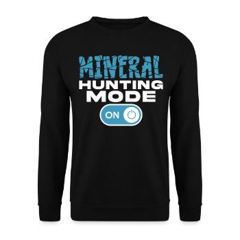 Chasse aux roches Chasseur de minéraux - Sweat-shirt Unisexe - noir - Devant - Alina (178cm) & Michal (187cm)