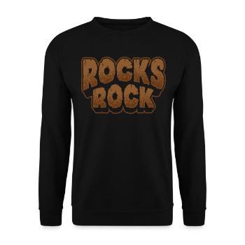 Chasse aux roches Chasseur de minéraux - Sweat-shirt Unisexe - noir - Devant - Alina (178cm) & Michal (187cm)