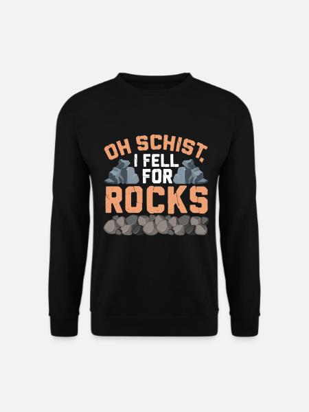 Rock Hunting Mineral Hunter - Unisex Sweatshirt - black