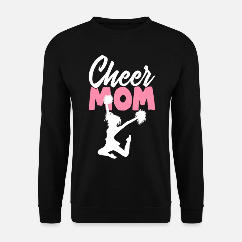 Cheer Mom Cheerleading Cheerleader Cheer Squad - Unisex Pullover - Schwarz