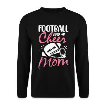 Cheerleading, pom-pom girls, équipe de pom-pom girls, football et - Sweat-shirt Unisexe - noir - Devant - Alina (178cm) & Michal (187cm)
