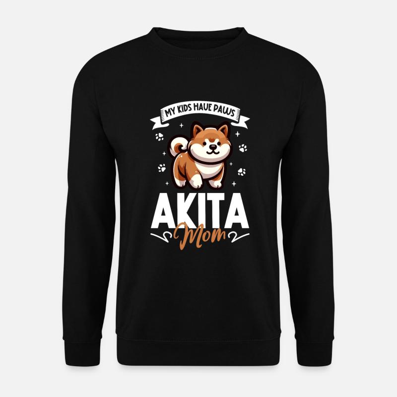 Akita Mama - Unisex Pullover - Schwarz
