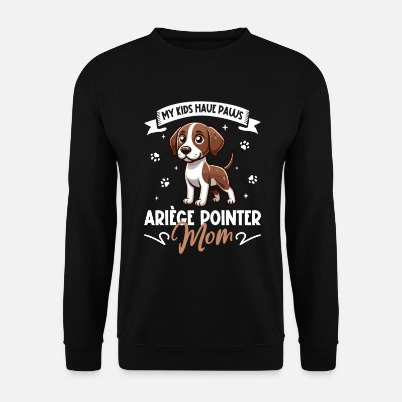 Braque de l'Ariège Mama - Unisex Pullover - Schwarz