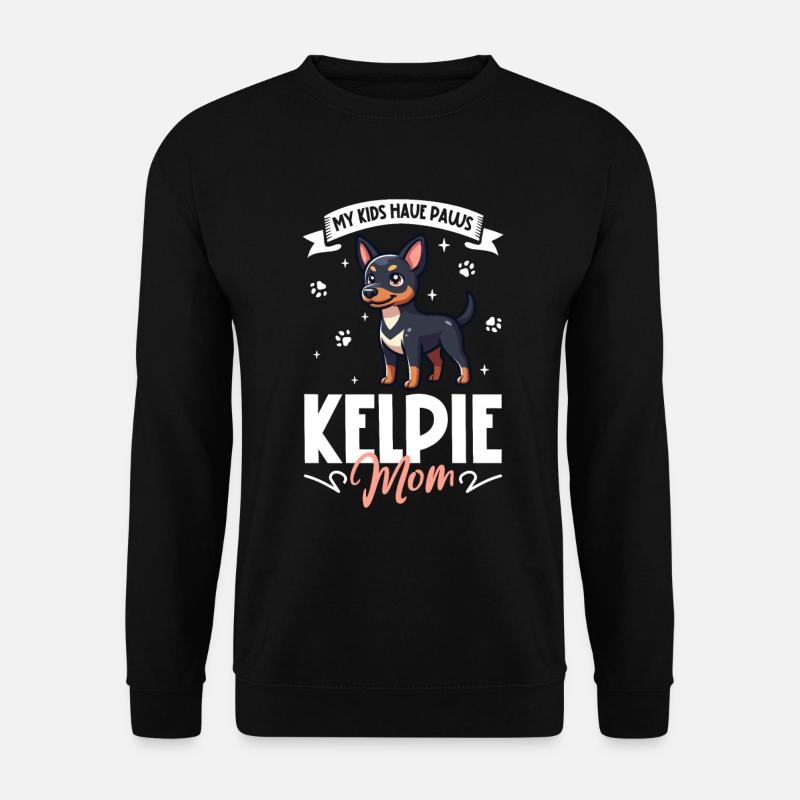 Australian Kelpie Mom - Unisex Sweatshirt - black