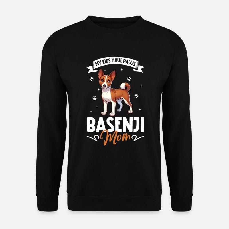Basenji Mama - Sweat-shirt Unisexe - noir