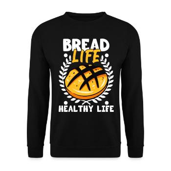 Bread Baking Bread Maker - Unisex Sweatshirt - black - Front - Alina (178cm) & Michal (187cm)