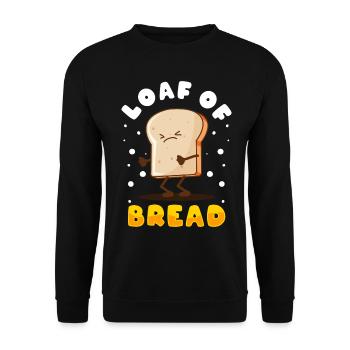 Brotbacken Brotbackautomat - Unisex Pullover - Schwarz - Vorne - Alina (178cm) & Michal (187cm)