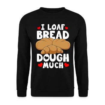 Bread Baking Bread Maker - Unisex Sweatshirt - black - Front - Alina (178cm) & Michal (187cm)