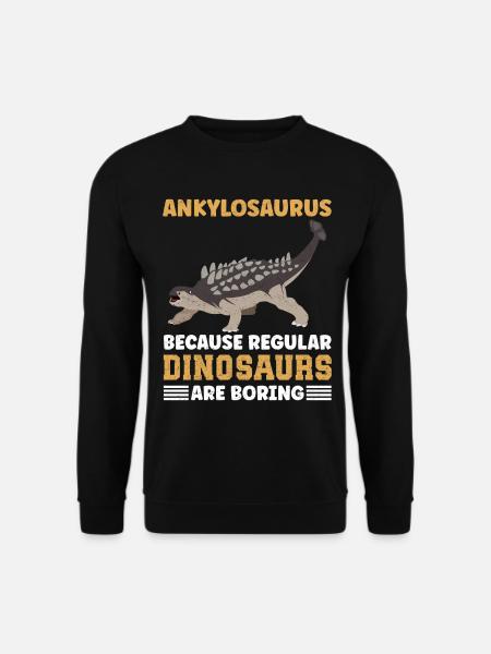Ankylosaurier Ankylosaurus Dinosaurier Geschenk - Unisex Pullover - Schwarz