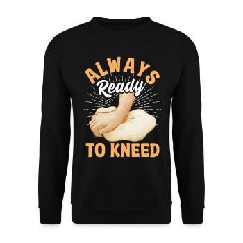 Bread Baking Bread Maker - Unisex Sweatshirt - black - Front - Alina (178cm) & Michal (187cm)