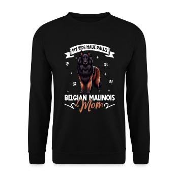 Berger Belge Mama - Sweat-shirt Unisexe - noir - Devant - Alina (178cm) & Michal (187cm)