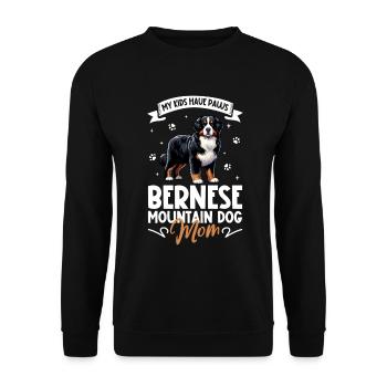 Bernese Mountain Dog Mama - Unisex Sweatshirt - black - Front - Alina (178cm) & Michal (187cm)