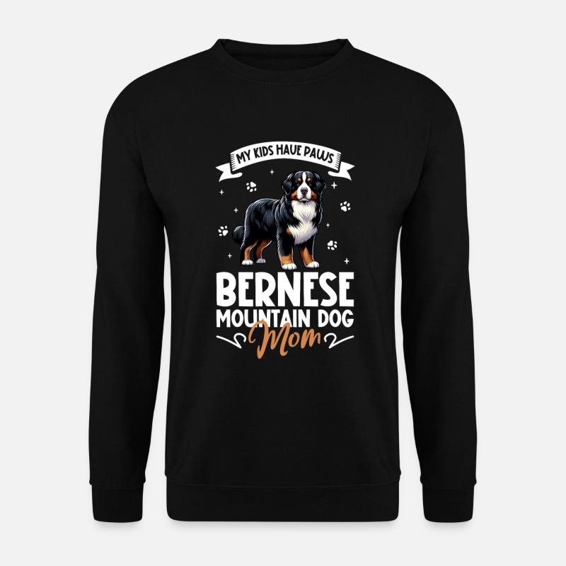 Bouvier Bernois Mama - Sweat-shirt Unisexe - noir